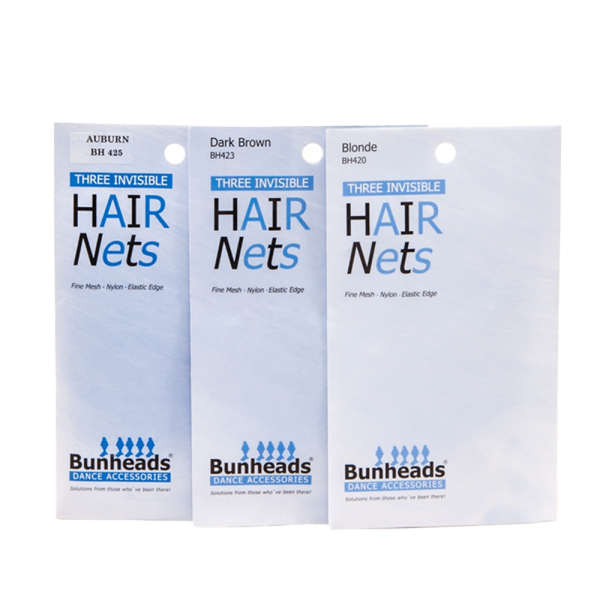 3 INVISIBLE HAIR NETS
