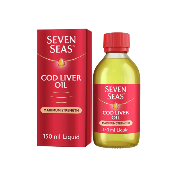 SEVEN SEAS CLO SYRUP 150ML (OMEGA 3 FISH OIL PLUS) MAXIMUM STRENGTH